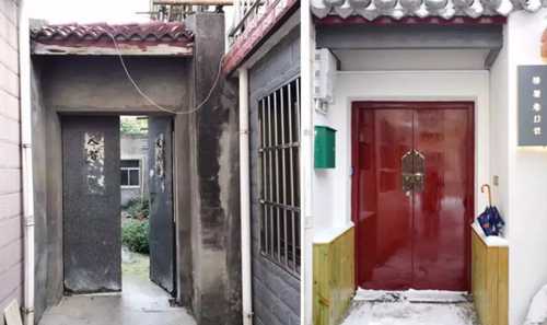 Ngôi nhà Huan mua đã bỏ hoang hơn 10 năm nay, mọi thứ đều rất cũ. Nhưng với Huan, đó lại là cơ hội để cô có thể mặc sức cải tạo theo ý mình. Cánh cổng cũ truyền thống được Huan giữ nguyên kích thước, chỉ thay cửa và sơn mới lại.
