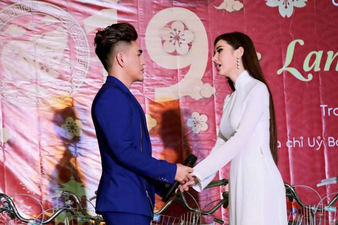 Hoa hậu Chi Nguyễn và nam vương Hoàng Gia Lâm da diết trong ca khúc của MV Đường tình đôi ngã.