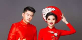 Áo dài uyên ương sang trọng cho mùa xuân hè