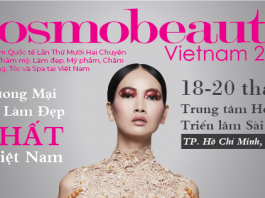 Cosmobeauté Vietnam 2019 diễn ra trong 3 ngày 18/04 – 20/04/2019