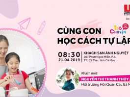Giao lưu, chia sẻ “Cùng con học cách tự lập” tại Cà Mau