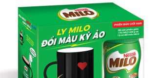 Ly sứ đổi màu MILO kỳ ảo