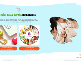Chăm sóc dinh dưỡng cho mẹ trong và sau thai kì bằng phần mềm