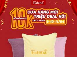 Edena khai trương 3 cửa hàng mới tại TP.HCM với nhiều ưu đãi hấp dẫn