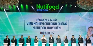 Nutifood công bố và ra mắt Viện Nghiên Cứu Dinh Dưỡng Nutifood Thụy Điển – NNRIS