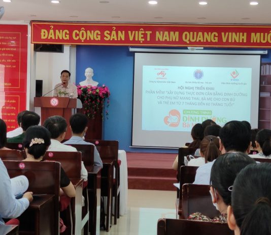 Ajinomoto cùng Bộ Y tế tổ chức tập huấn Phần mềm dinh dưỡng mẹ và bé cho cán bộ y tế Cần Thơ