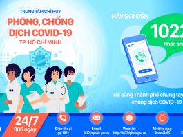 Cổng 1022 sẵn sàng tiếp nhận thông tin phản ánh 24/7 về tình hình dịch bệnh COVID-19.