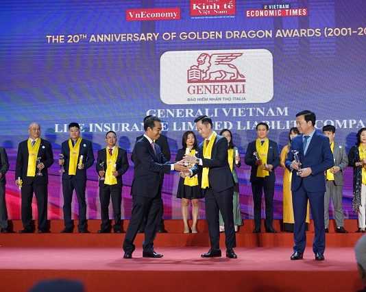 Generali Việt Nam đạt danh hiệu “Công ty bảo hiểm cung cấp bảo hiểm sức khỏe và trải nghiệm khách hàng hàng đầu Việt Nam”