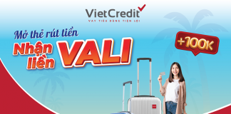 VietCredit triển khai khuyến mại tặng vali cao cấp cho khách hàng