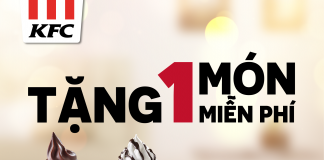 Tặng 1 món miễn phí cùng KFC!!!
