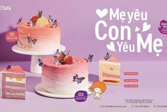 Ngày của Mẹ cùng BreadTalk thể hiện rằng… “Con Yêu Mẹ”