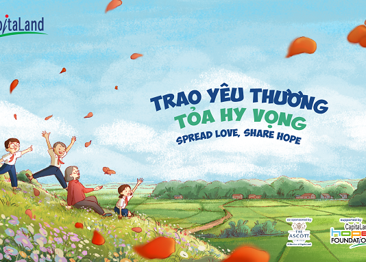 CapitaLand hỗ trợ 1 tỷ đồng thông qua chiến dịch “Trao yêu thương, Tỏa hy vọng”