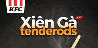 KFC tung phiên bản nâng cấp “Xiên Gà Tenderods”