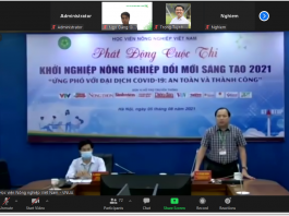 Học viện Nông nghiệp Việt Nam chính thức khởi động cuộc thi về khởi nghiệp