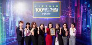 Generali được vinh danh “Top 100 Nơi làm việc tốt nhất Việt Nam 2021”