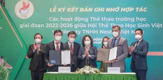Nestlé Việt Nam và Hội Thể thao học sinh Việt Nam hợp tác các hoạt động thể thao trường học giai đoạn 2022-2026