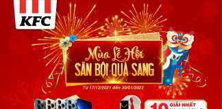 Mua Combo Lễ Hội KFC, trúng ngay điện thoại Iphone 13 Pro Max