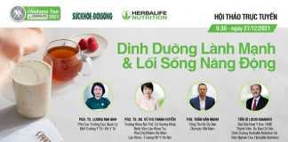 Herbalife Việt Nam & báo Sức Khỏe & Đời Sống tổ chức trực tuyến về dinh dưỡng lành mạnh và lối sống năng động