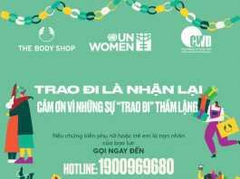 THE BODY SHOP khép lại chiến dịch “Trao đi và nhận lại” góp sức chấm dứt bạo lực đối với phụ nữ và trẻ em tại Việt Nam