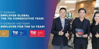 Năm thứ bảy liên tiếp, Saint-Gobain được vinh danh danh hiệu “Nhà Tuyển Dụng Hàng Đầu Thế Giới – Top Employer Global”