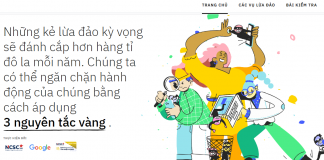 Ra mắt website giúp người dùng nhận biết lừa đảo trực tuyến