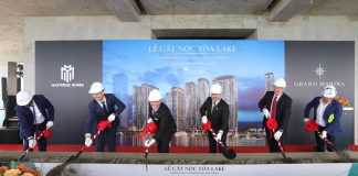 Tòa tháp căn hộ hàng hiệu Lake chính thức được cất nóc