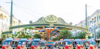 Theo chân travel blogger “check in” phố Bia Tây Beeravans Grand World Phú Quốc