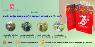 Mời tham dự tọa đàm “Khái niệm then chốt trong nghiên cứu giới” ngày 27/8/2022