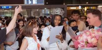 Đương kim hoa hậu Siêu quốc gia 2022 đáp cánh Việt Nam dự tiệc thời trang