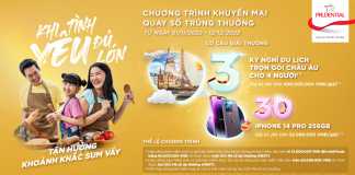 Prudential Việt Nam ra mắt chương trình khuyến mại “Khi Tình Yêu Đủ Lớn, Tận Hưởng Khoảnh Khắc Sum Vầy”