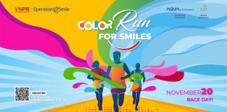 VNPR và Operation Smile Việt Nam tiếp tục tổ chức giải chạy bộ Color Run For Smiles