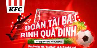 Cùng KFC Đoán Tài Ba – Rinh Quà Đỉnh!!!