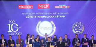 Malloca được vinh danh top 100 sản phẩm – dịch vụ tin dùng Việt Nam 2022