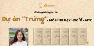 Mời tham gia giao lưu với tác giả Bộ sách Dự án “Trứng” – Mô hình V- MTC cùng tác giả Bùi Thị Thu Vân