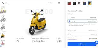 Thanh toán linh hoạt khi mua xe máy điện VinFast