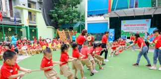 Xây dựng không gian xanh để trẻ mầm non phát triển toàn diện