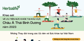 Bốn mục tiêu nào về sức khỏe là quan tâm hàng đầu của người tiêu dùng Việt Nam qua Kết quả khảo sát của Herbalife?