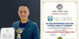 Nu Skin tiếp tục nhận danh hiệu “Top 20 Thương hiệu xuất sắc toàn cầu 2023”