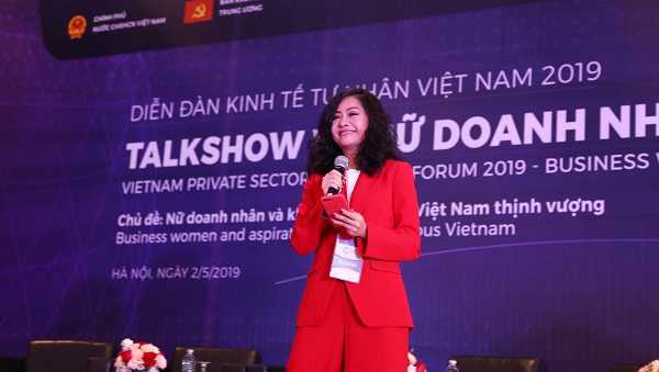 Bà Trần Uyên Phương - Phó Tổng Giám đốc Tập đoàn Tân Hiệp Phát
