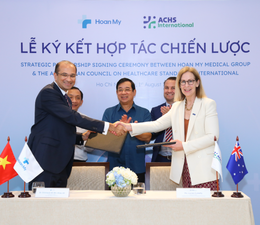 Hoàn Mỹ hợp tác chiến lược với ACHSI nhằm nâng cao chất lượng chăm sóc và tiêu chuẩn an toàn cho người bệnh tại Việt Nam