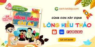 Sách Tốt Đẹp ra mắt cuốn sách thiếu nhi Bông Hồng Cài Áo