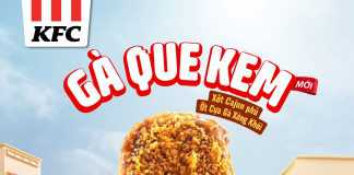 KFC ra mắt Gà Que Kem Xốt Cajun Phủ Ớt Cựa Gà Xông Khói