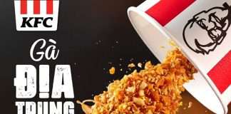 Món mới: Gà Rán Địa Trung Hải KFC xốt Mayo Ý phủ khoai tây xông khói