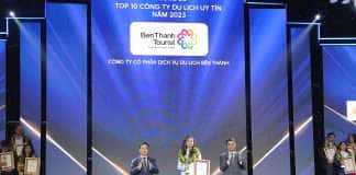 BenThanh Tourist nhận 2 giải thưởng lớn của năm 2023