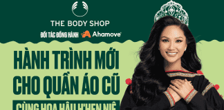 The Body Shop kết hợp cùng Hoa Hậu H’Hen Niê, Ahamove khởi động chương trình “Hành trình mới cho quần áo cũ”