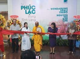 Họa sĩ Kim Chi triển lãm chung với Ngài Phó Tăng Thống Sri Lanka