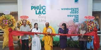 Họa sĩ Kim Chi triển lãm chung với Ngài Phó Tăng Thống Sri Lanka