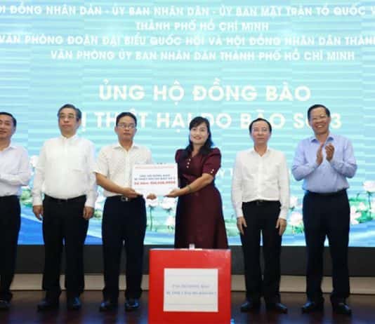 TP.HCM: Lễ phát động đợt vận động và tiếp nhận các nguồn đóng góp hỗ trợ đồng bào các tỉnh miền Bắc bị thiệt hại do bão số 3