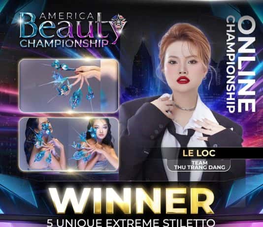 Nail Master Lê Lộc chiến thắng 2 hạng mục lớn tại America Beauty Master Festival 2024