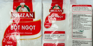 Bột ngọt Meizan bị gỡ khỏi kệ hàng, tạm thời thu hồi tại nhiều siêu thị